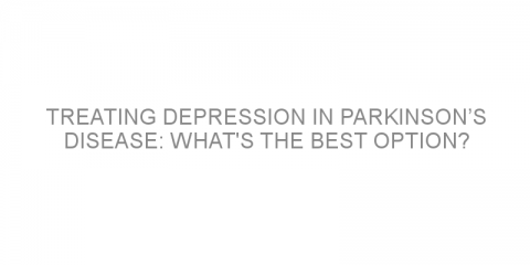 Treating depression in Parkinson’s disease: what’s the best option?