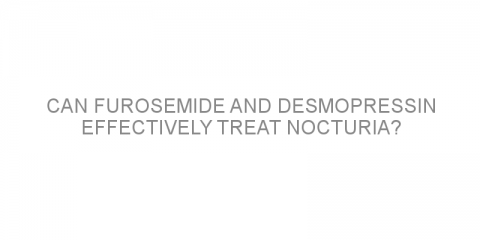 Can furosemide and desmopressin effectively treat nocturia?