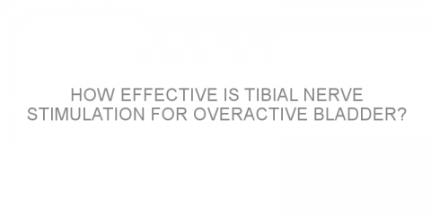 How effective is tibial nerve stimulation for overactive bladder?