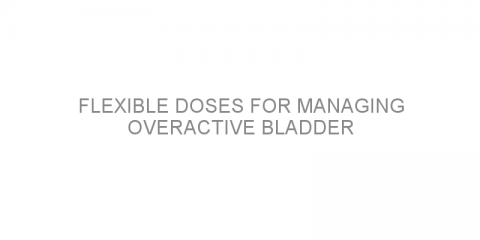 Flexible doses for managing overactive bladder