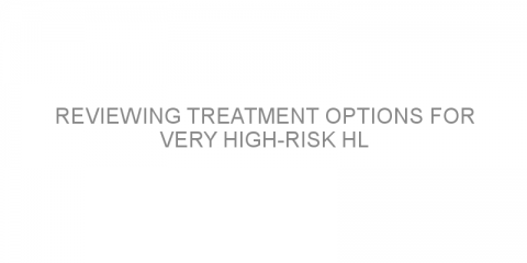 Reviewing treatment options for very high-risk HL