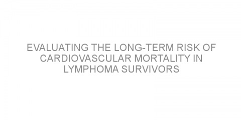 Evaluating the long-term risk of cardiovascular mortality in lymphoma survivors