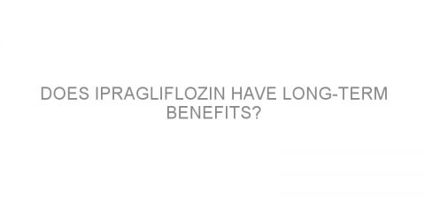 Does ipragliflozin have long-term benefits?