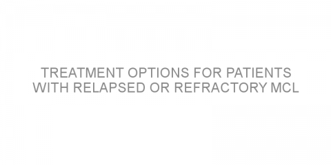 Treatment options for patients with relapsed or refractory MCL