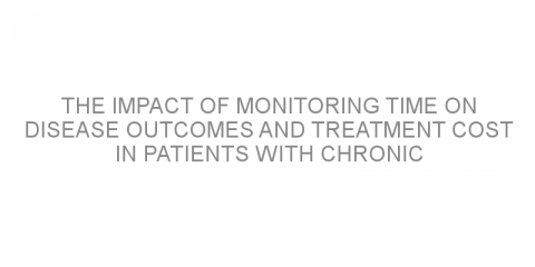 The impact of monitoring time on disease outcomes and treatment cost in patients with chronic myeloid leukemia