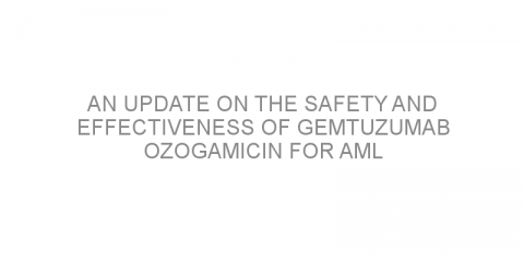 An update on the safety and effectiveness of gemtuzumab ozogamicin for AML