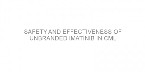 Safety and effectiveness of unbranded imatinib in CML