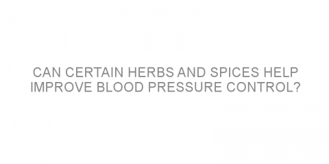 Can certain herbs and spices help improve blood pressure control?