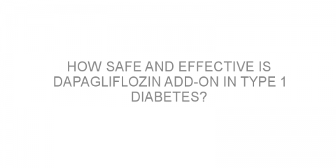 How safe and effective is dapagliflozin add-on in type 1 diabetes?