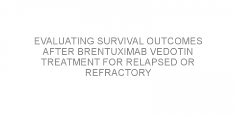 Evaluating survival outcomes after brentuximab vedotin treatment for relapsed or refractory Hodgkin’s lymphoma