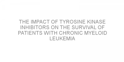 The impact of tyrosine kinase inhibitors on the survival of patients with chronic myeloid leukemia