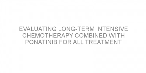 Evaluating long-term Intensive chemotherapy combined with ponatinib for ALL treatment