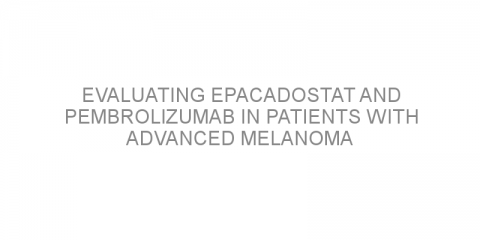 Evaluating epacadostat and pembrolizumab in patients with advanced melanoma