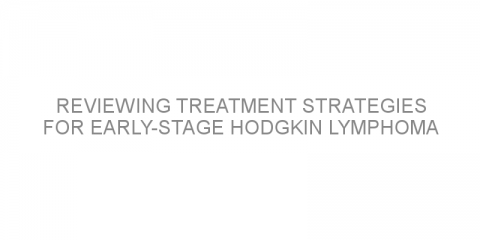 Reviewing treatment strategies for early-stage Hodgkin lymphoma
