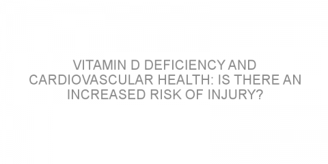 Vitamin D deficiency and cardiovascular health: is there an increased risk of injury?