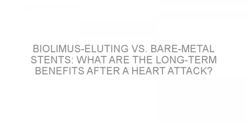 Biolimus-eluting vs. bare-metal stents: what are the long-term benefits after a heart attack?