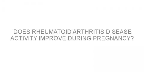 Does rheumatoid arthritis disease activity improve during pregnancy?