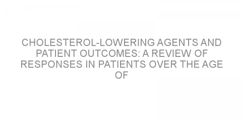 Cholesterol-lowering agents and patient outcomes: a review of responses in patients over the age of 65