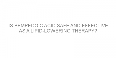 Is bempedoic acid safe and effective as a lipid-lowering therapy?