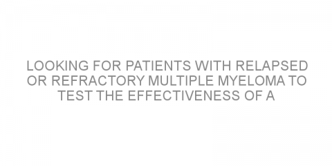 Looking for patients with relapsed or refractory multiple myeloma to test the effectiveness of a combination chemotherapy prior to autologous stem cell transplantation