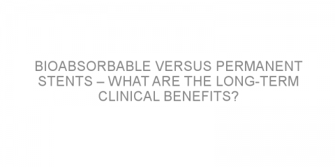 Bioabsorbable versus permanent stents – what are the long-term clinical benefits?