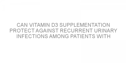 Can vitamin D3 supplementation protect against recurrent urinary infections among patients with benign prostatic hyperplasia?