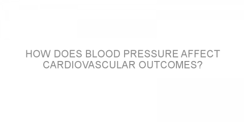 How does blood pressure affect cardiovascular outcomes?