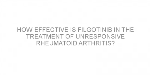 How effective is filgotinib in the treatment of unresponsive rheumatoid arthritis?