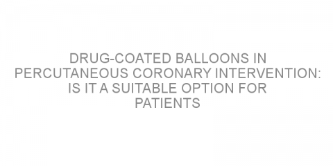 Drug-coated balloons in percutaneous coronary intervention: is it a suitable option for patients with bleeding risk?