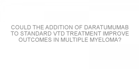 Could the addition of daratumumab to standard VTd treatment improve outcomes in multiple myeloma?