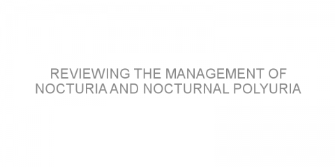 Reviewing the management of nocturia and nocturnal polyuria