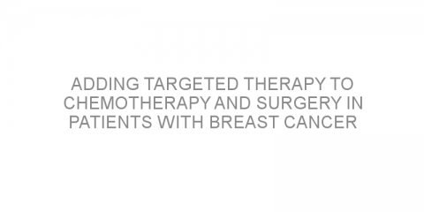 Adding targeted therapy to chemotherapy and surgery in patients with breast cancer