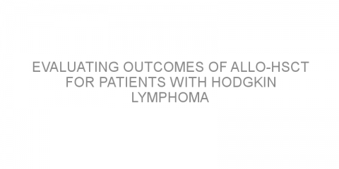 Evaluating outcomes of allo-HSCT for patients with Hodgkin lymphoma