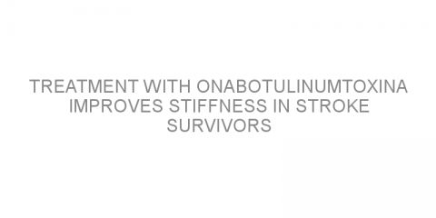 Treatment with OnabotulinumtoxinA improves stiffness in stroke survivors
