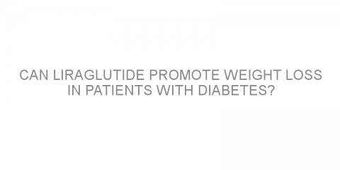 Can liraglutide promote weight loss in patients with diabetes?