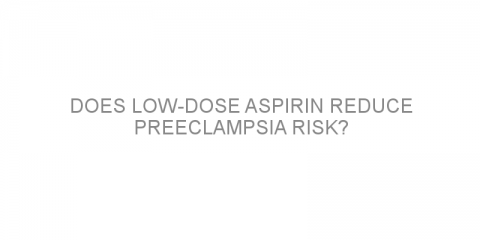 Does low-dose aspirin reduce preeclampsia risk?