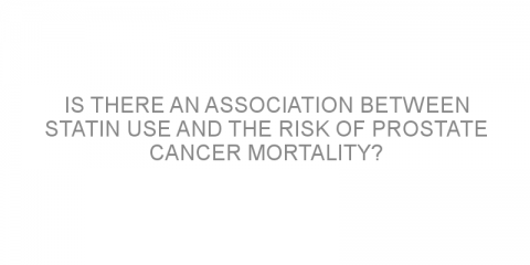 Is there an association between statin use and the risk of prostate cancer mortality?