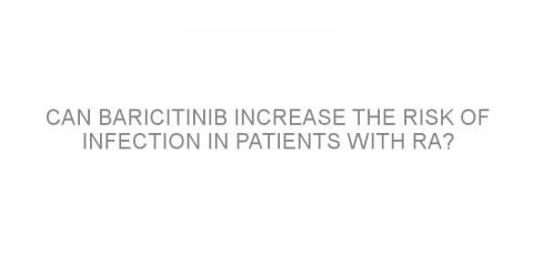 Can baricitinib increase the risk of infection in patients with RA?