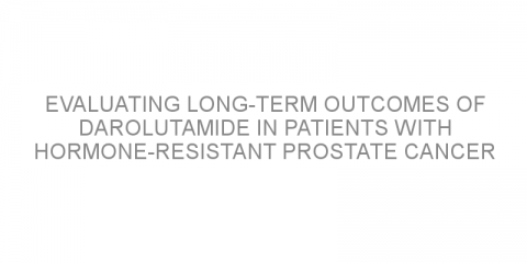 Evaluating long-term outcomes of darolutamide in patients with hormone-resistant prostate cancer