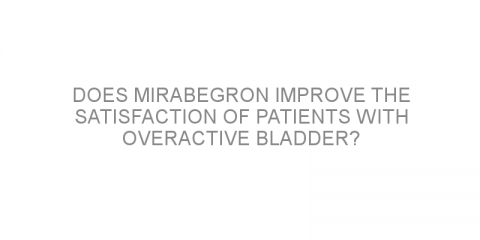 Does mirabegron improve the satisfaction of patients with overactive bladder?