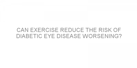 Can exercise reduce the risk of diabetic eye disease worsening?