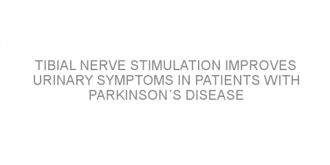 Tibial nerve stimulation improves urinary symptoms in patients with Parkinson´s disease
