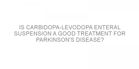 Is carbidopa-levodopa enteral suspension a good treatment for Parkinson’s disease?
