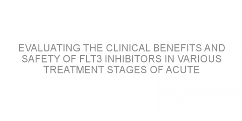 Evaluating the clinical benefits and safety of FLT3 inhibitors in various treatment stages of acute myeloid leukemia.