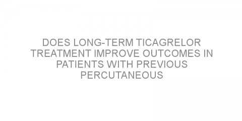 Does long-term ticagrelor treatment improve outcomes in patients with previous percutaneous coronary intervention?