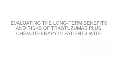 Evaluating the long-term benefits and risks of trastuzumab plus chemotherapy in patients with early-stage HER2+ breast cancer.