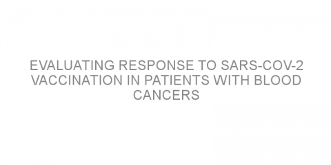 Evaluating response to SARS-CoV-2 vaccination in patients with blood cancers