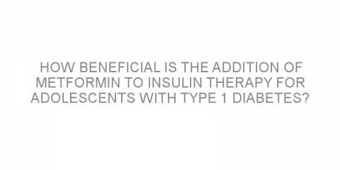 How beneficial is the addition of metformin to insulin therapy for adolescents with type 1 diabetes?