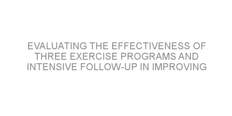 Evaluating the effectiveness of three exercise programs and intensive follow-up in improving quality of life, pain, and lymphedema among breast cancer survivors