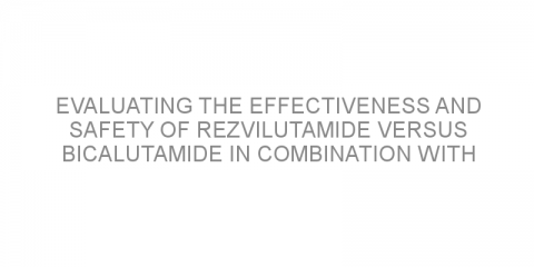 Evaluating the effectiveness and safety of rezvilutamide versus bicalutamide in combination with androgen deprivation therapy for metastatic hormone-sensitive prostate cancer.